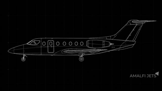 Beechjet 400A technical schematic