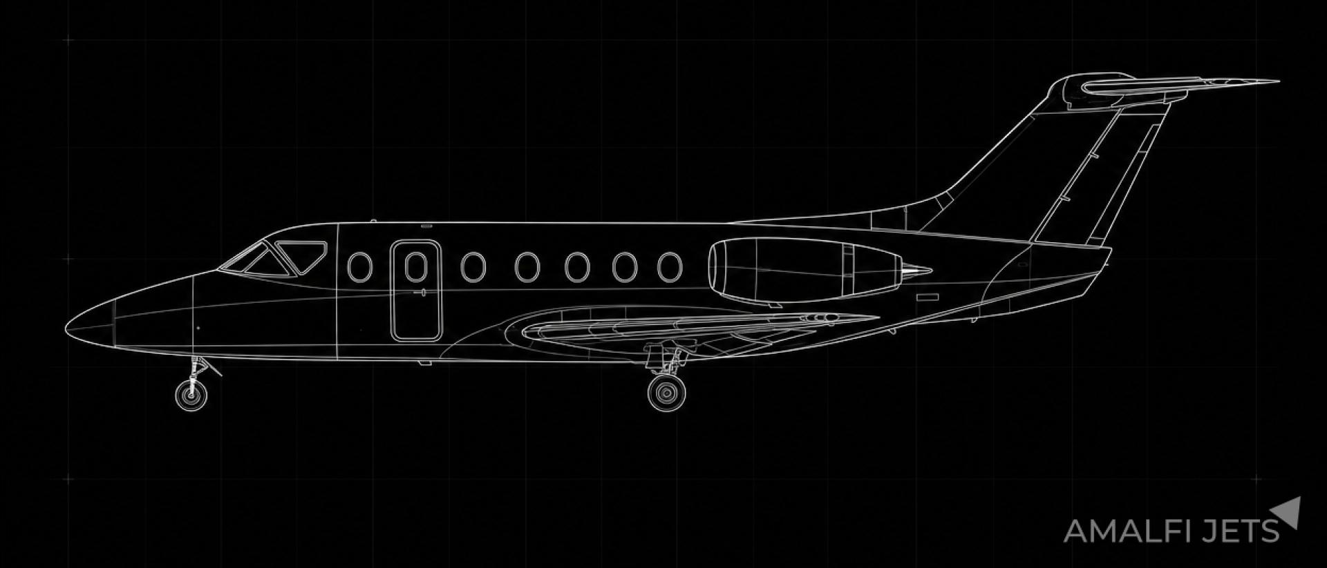 Beechjet 400A technical schematic