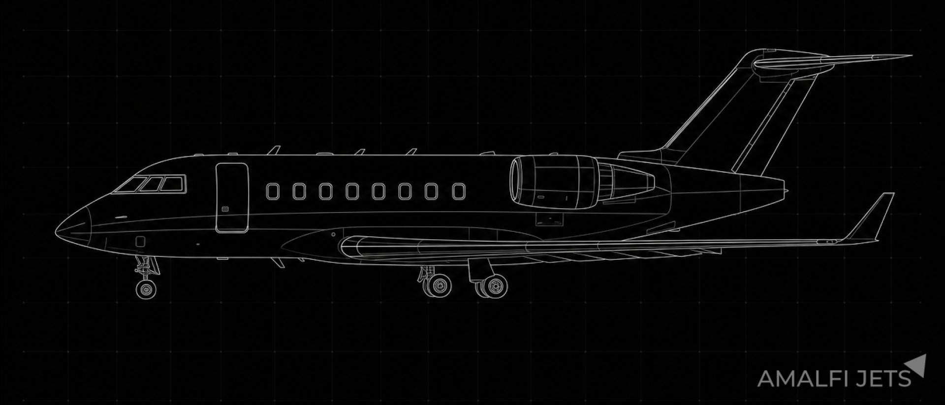 Challenger 601-3A technical schematic