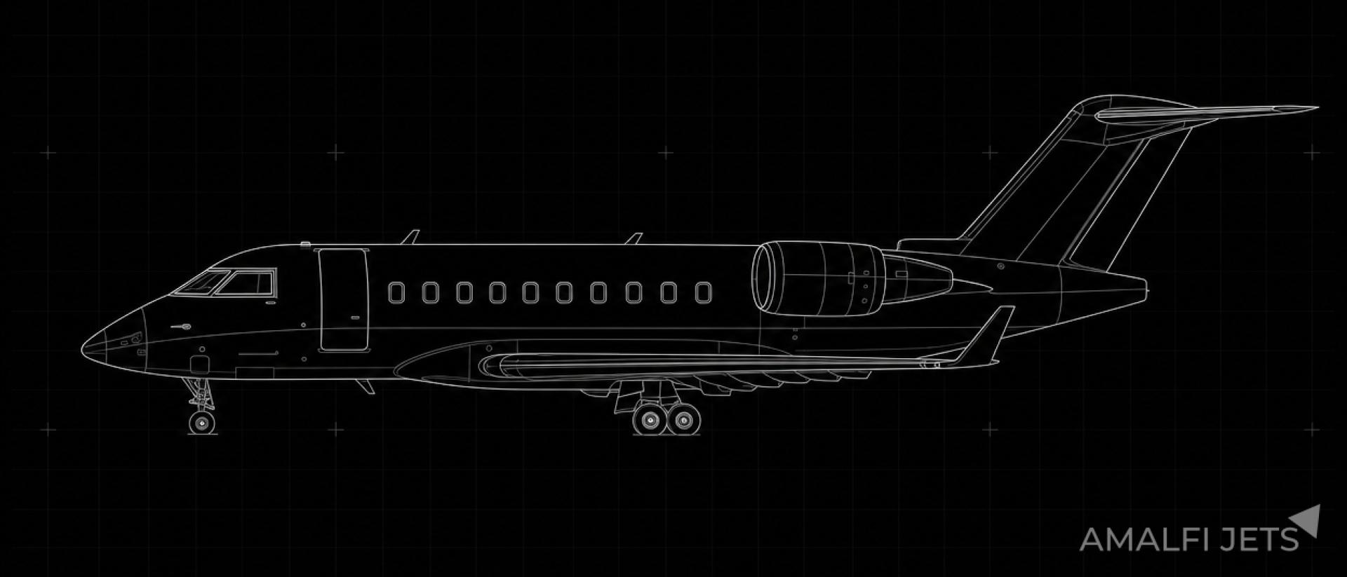 Challenger 601-3R technical schematic