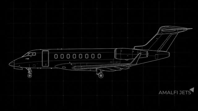 Challenger 300 technical schematic