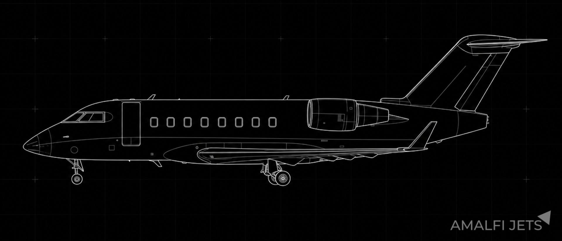 Challenger 605 technical schematic