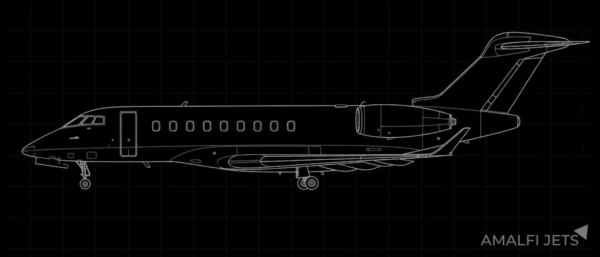 Challenger 350 technical schematic