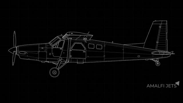 De Havilland DHC-2T technical schematic