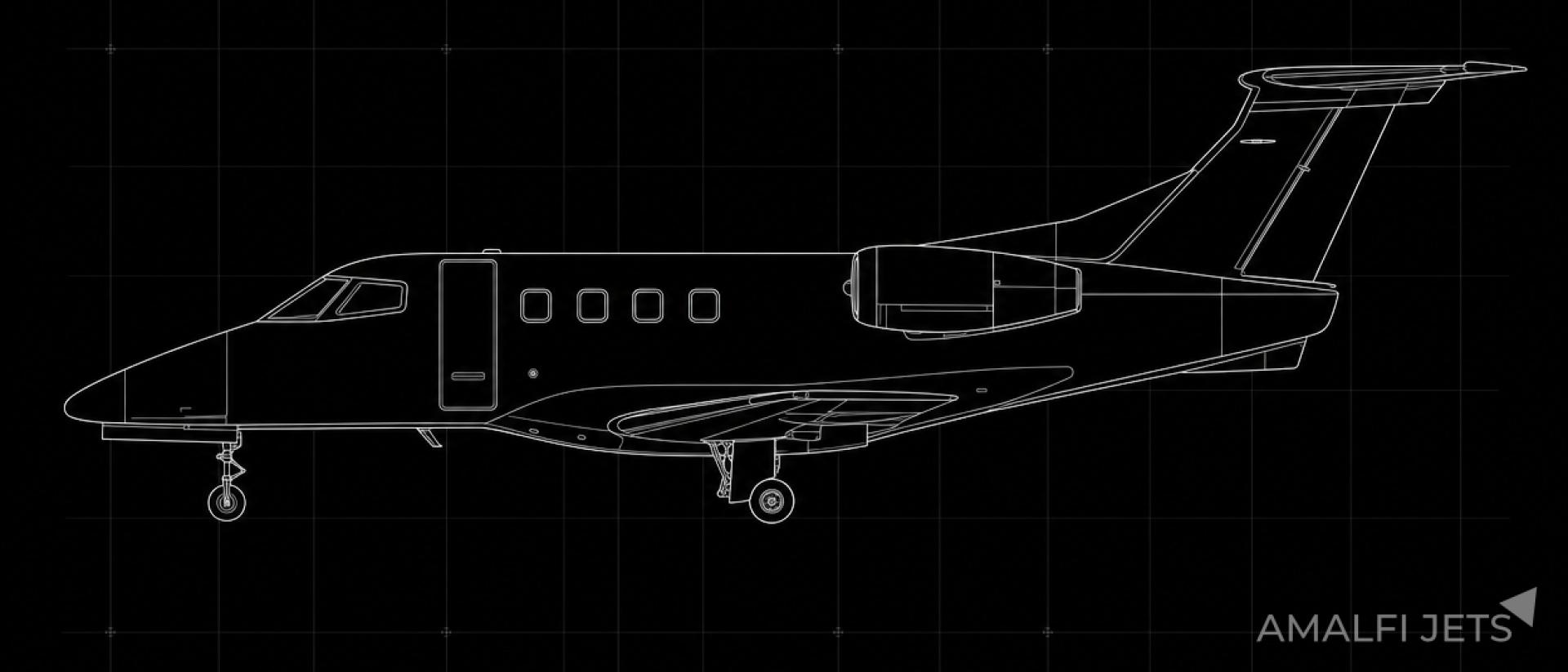 Embraer PHENOM 100 technical schematic