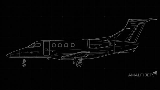 Embraer PHENOM 100E technical schematic