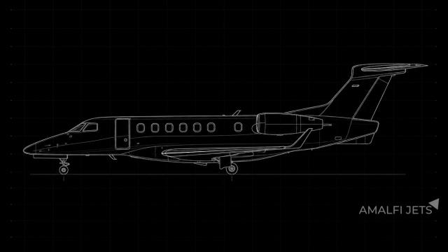 Embraer PHENOM 300E technical schematic
