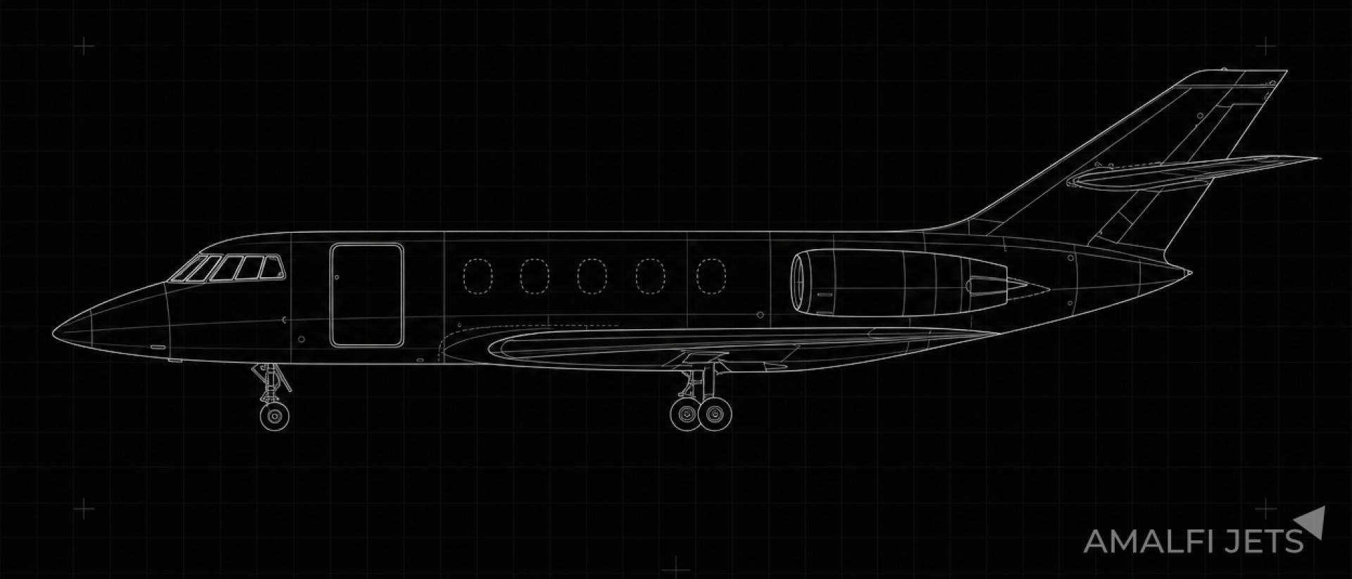 Falcon 20D technical schematic