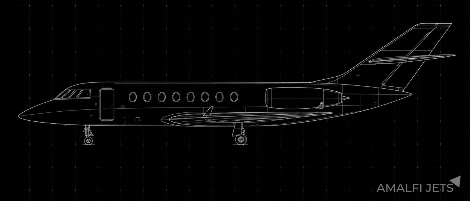 Falcon 20E technical schematic