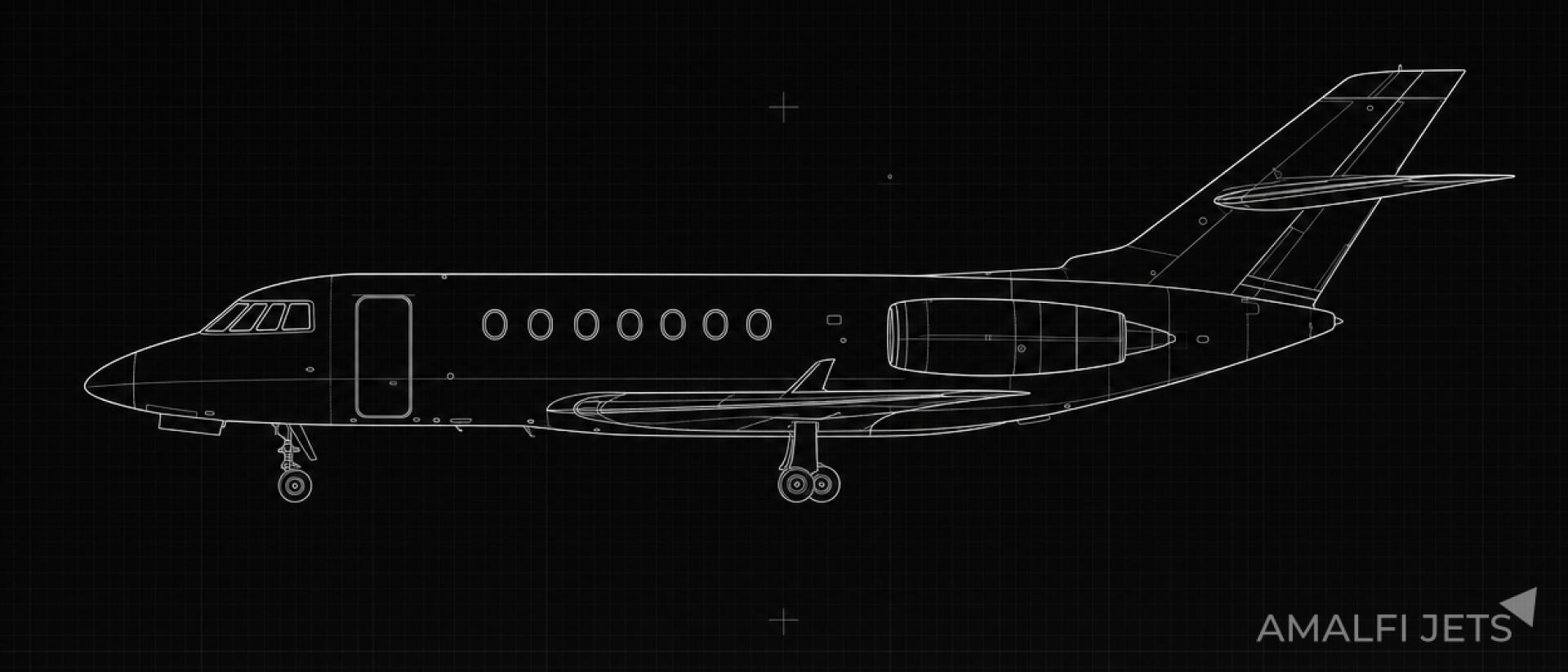 Falcon 20E-5 technical schematic