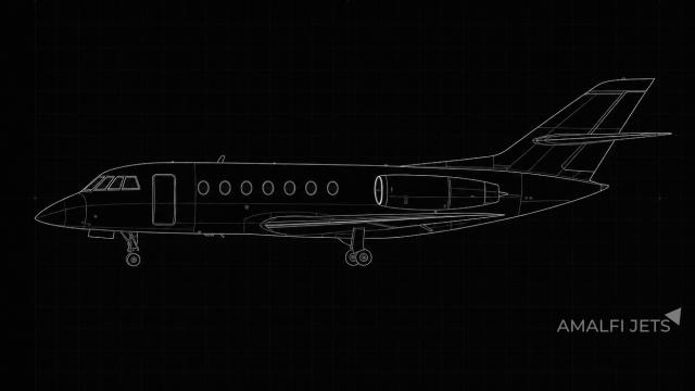 Falcon 20F-5 technical schematic