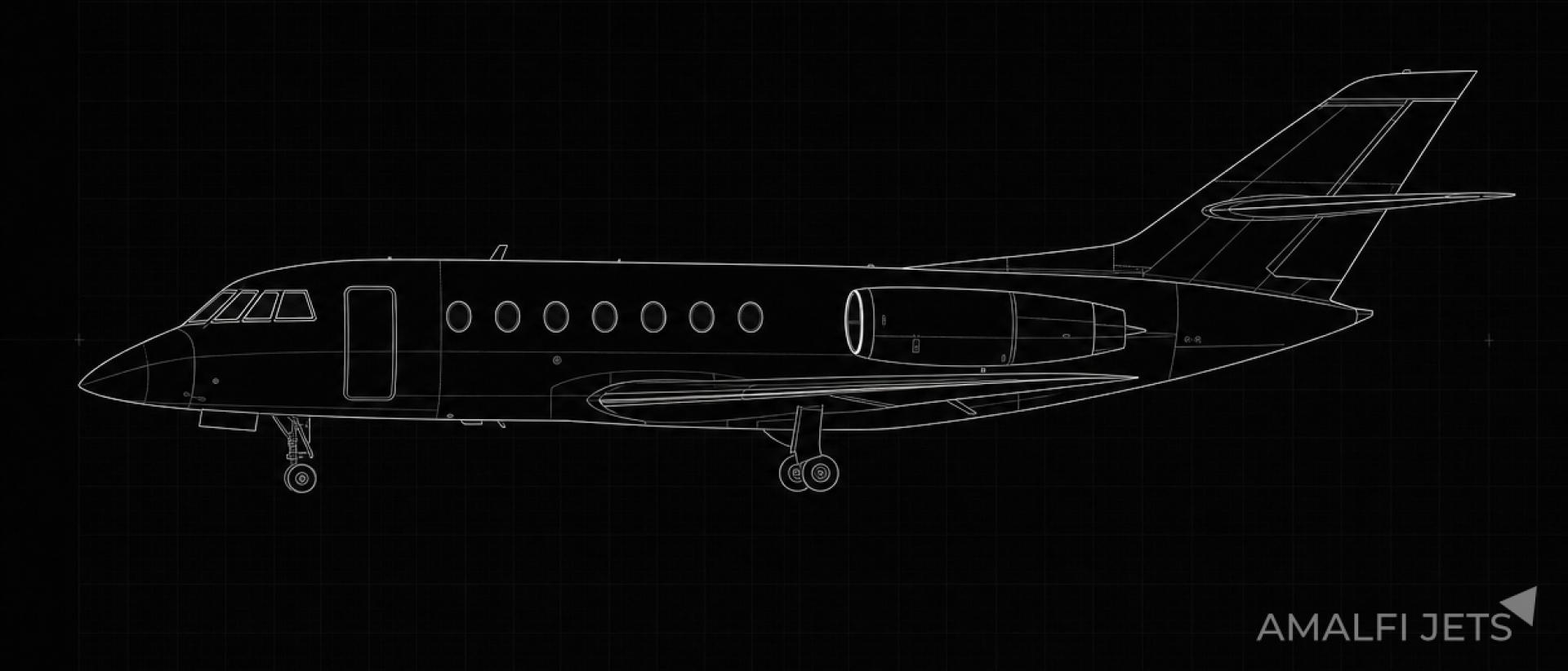 Falcon 20F-5 technical schematic