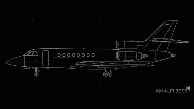 Falcon 50 technical schematic