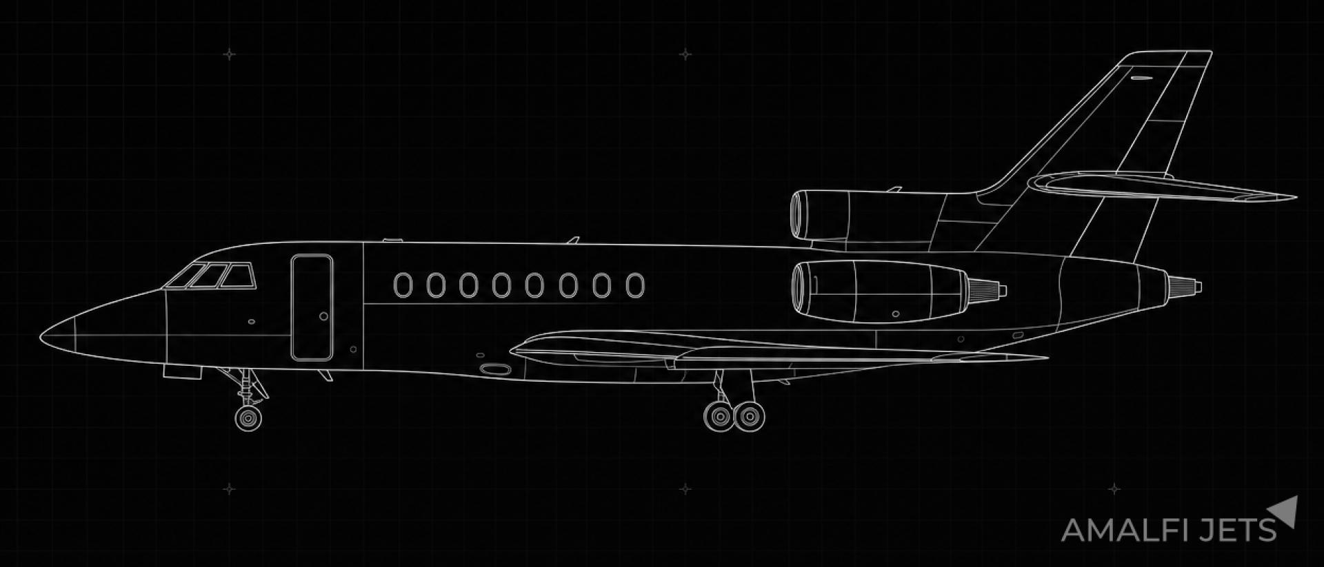 Falcon 50 technical schematic