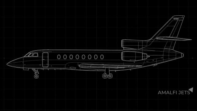 Falcon 50EX technical schematic