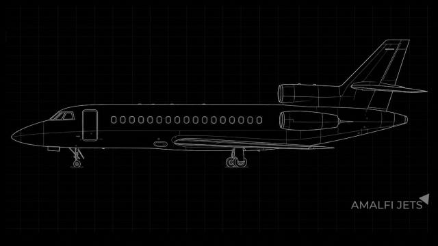 Falcon 900C technical schematic