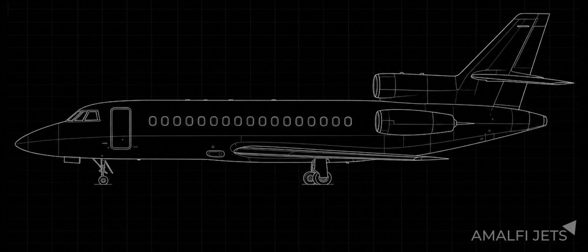 Falcon 900C technical schematic
