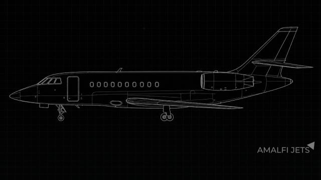Falcon 2000EX technical schematic