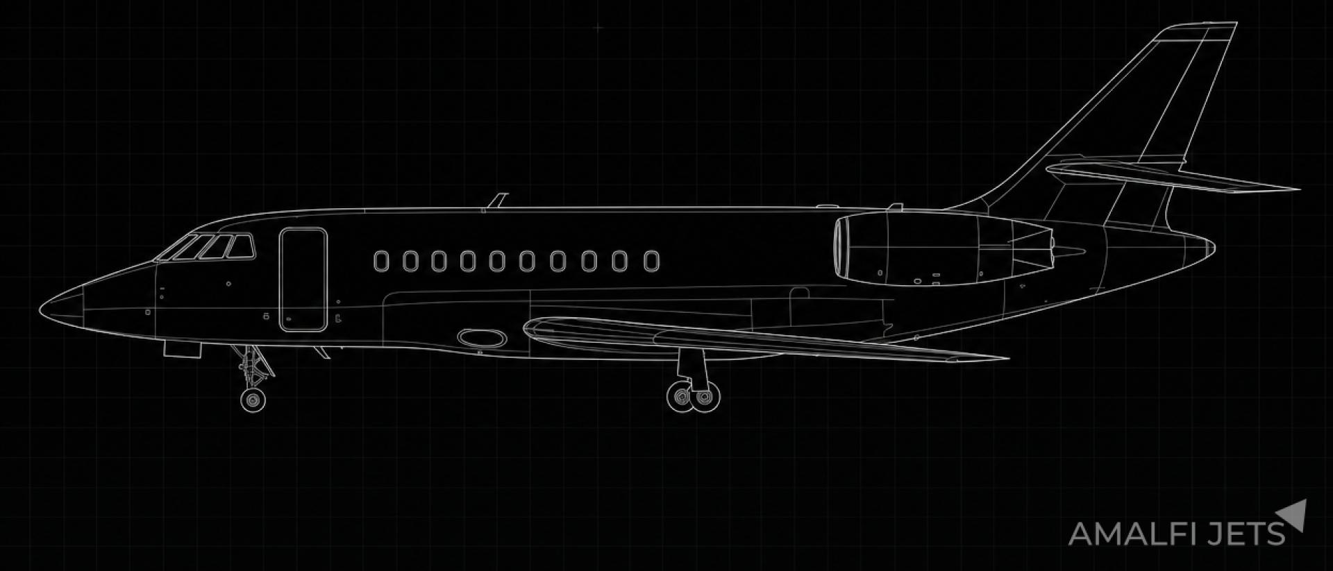 Falcon 2000EX technical schematic