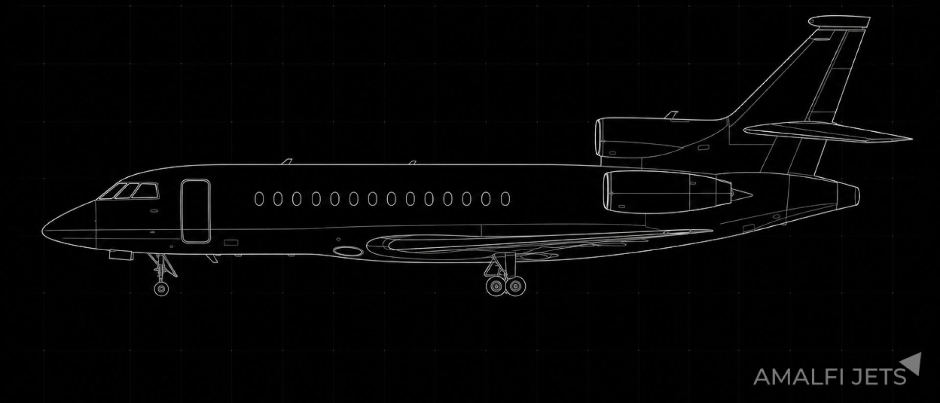 Falcon 900EX technical schematic