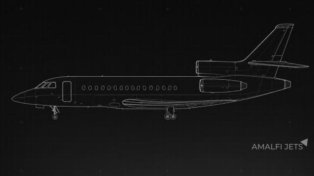 Falcon 900DX technical schematic