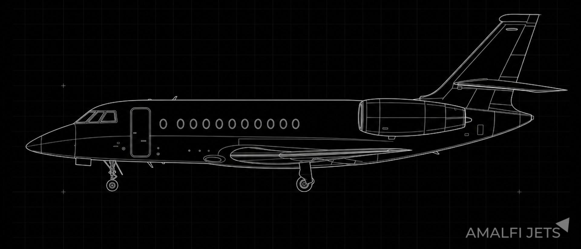 Falcon 2000EX EASy technical schematic