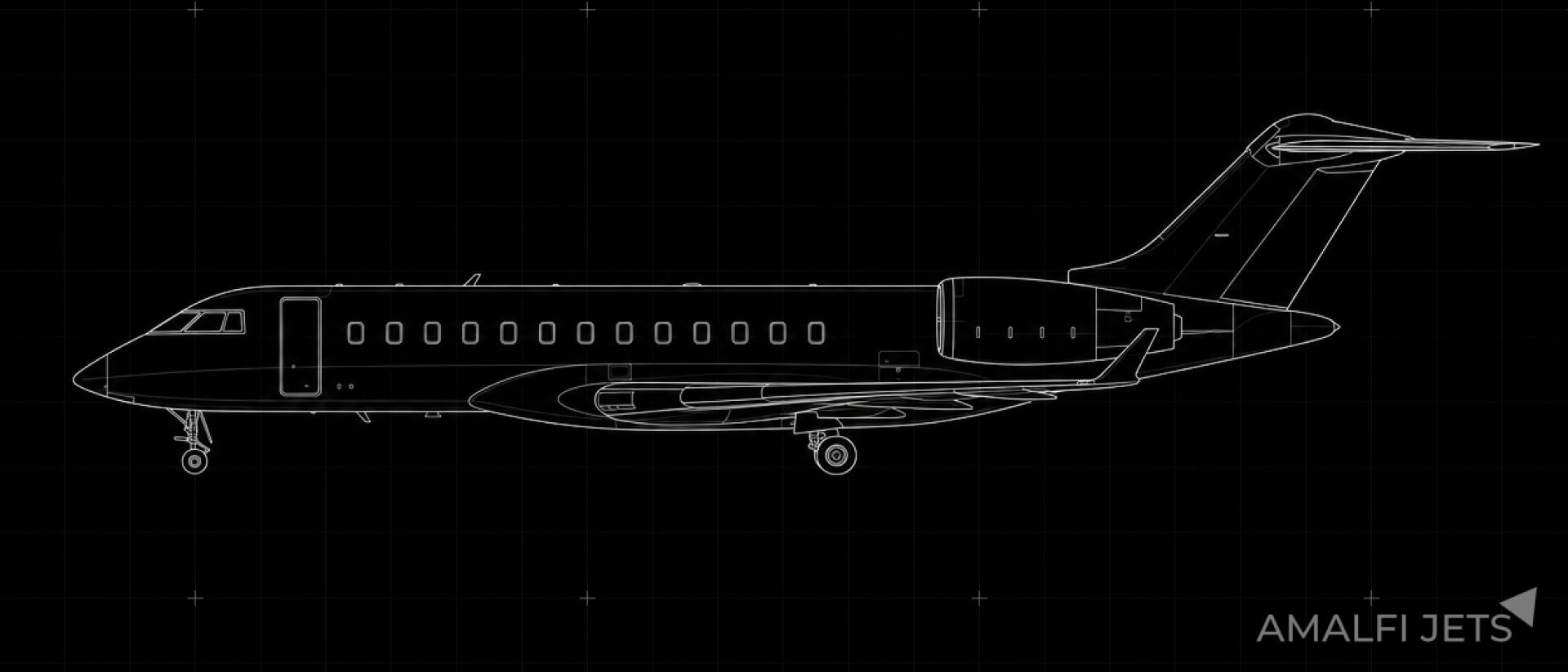 Global 5000 technical schematic