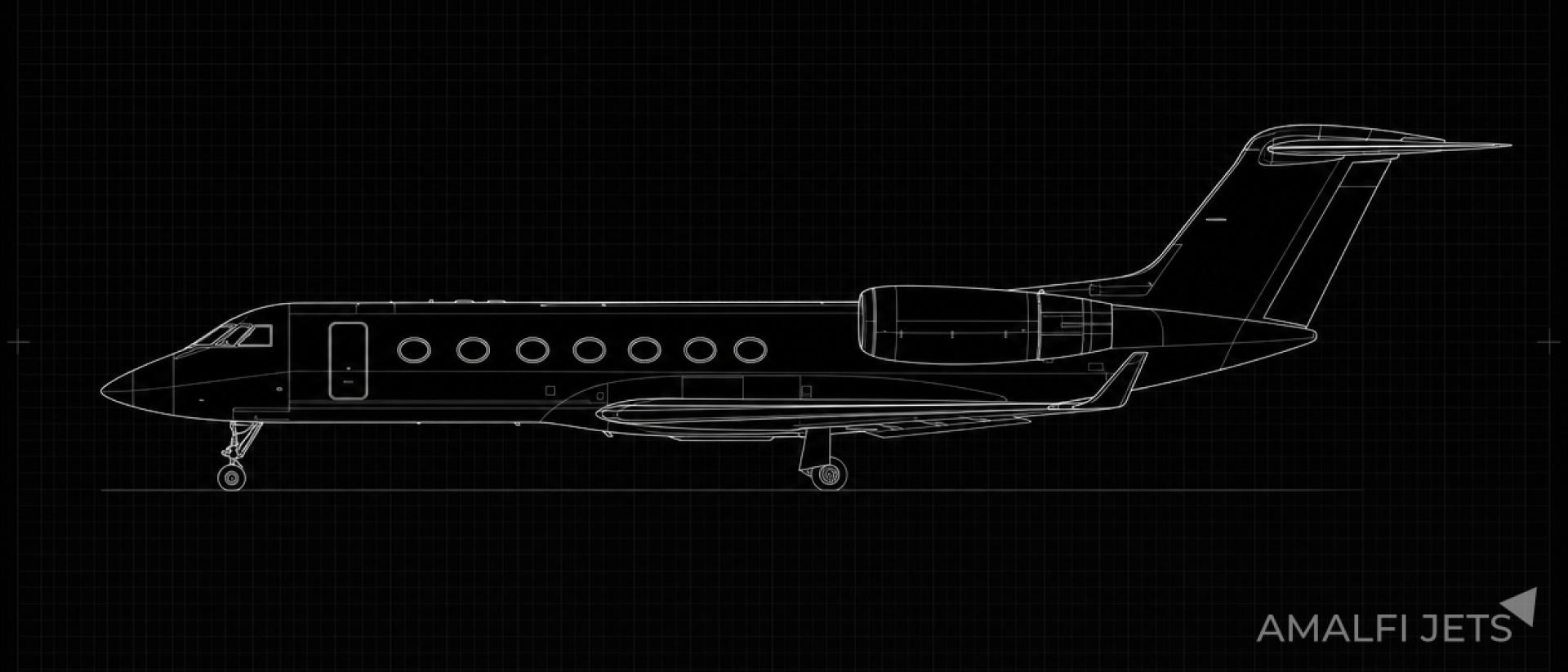 Gulfstream G-IVSP technical schematic