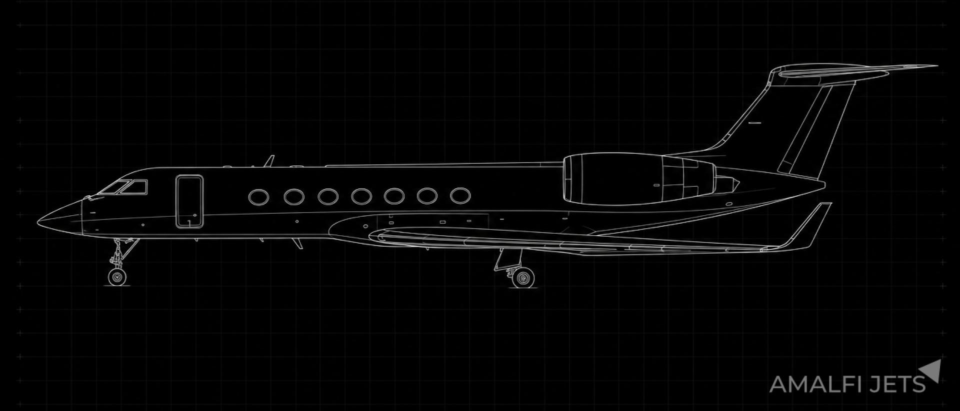Gulfstream G-V technical schematic