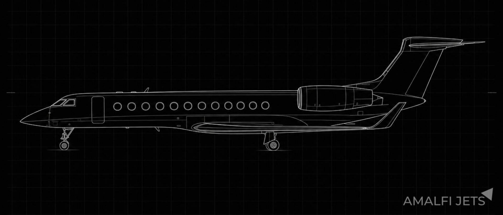 Gulfstream G550 technical schematic