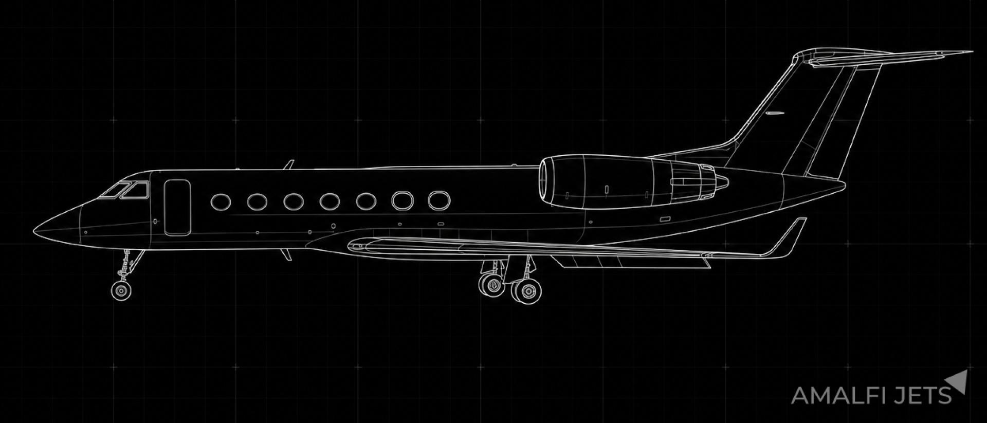 Gulfstream G-IV (G300) technical schematic