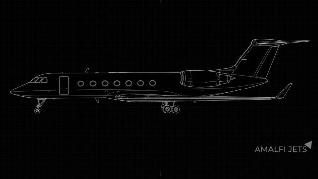 Gulfstream G-IV (G400) technical schematic