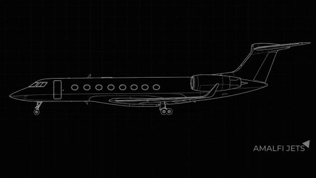 Gulfstream GV-SP (G500) technical schematic
