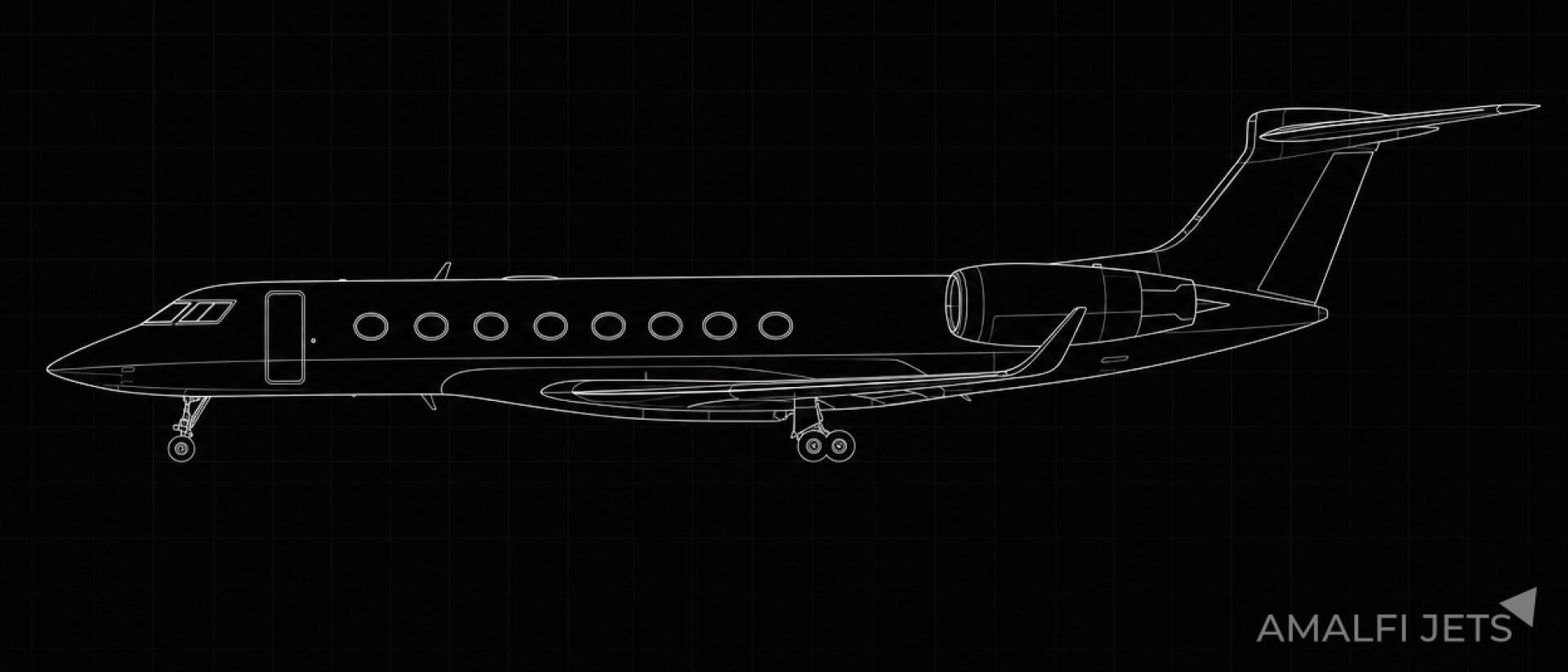 Gulfstream GV-SP (G500) technical schematic