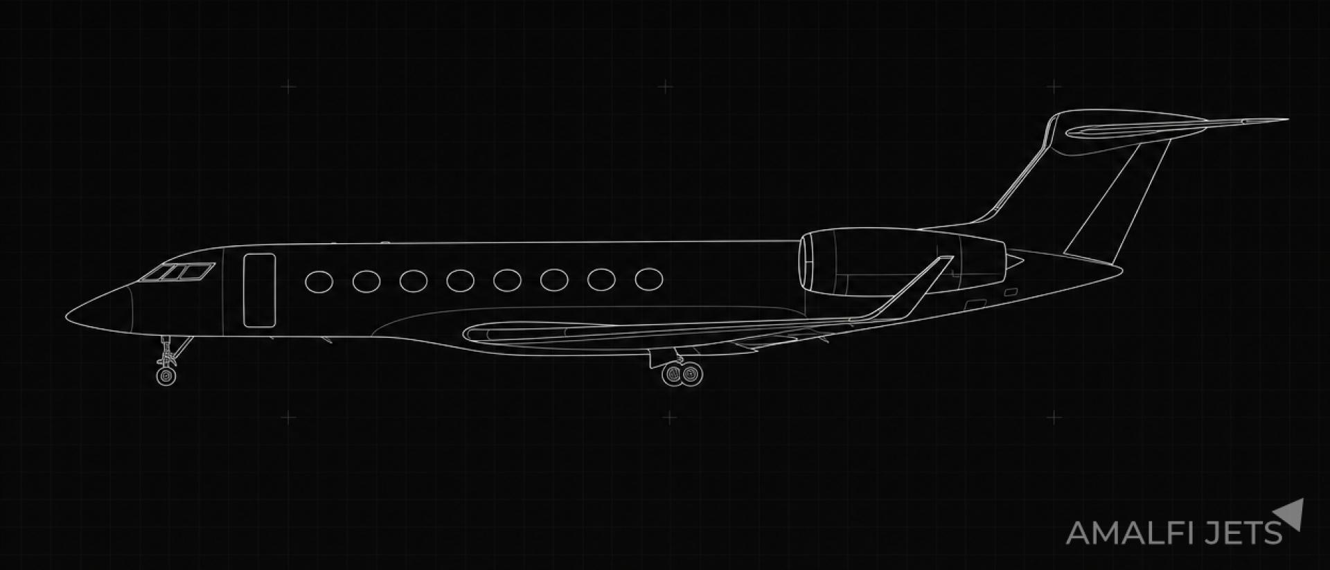 Gulfstream G650ER technical schematic