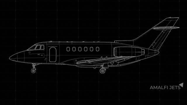 Hawker 800A technical schematic