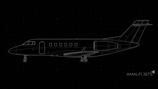 Hawker 125-700A technical schematic