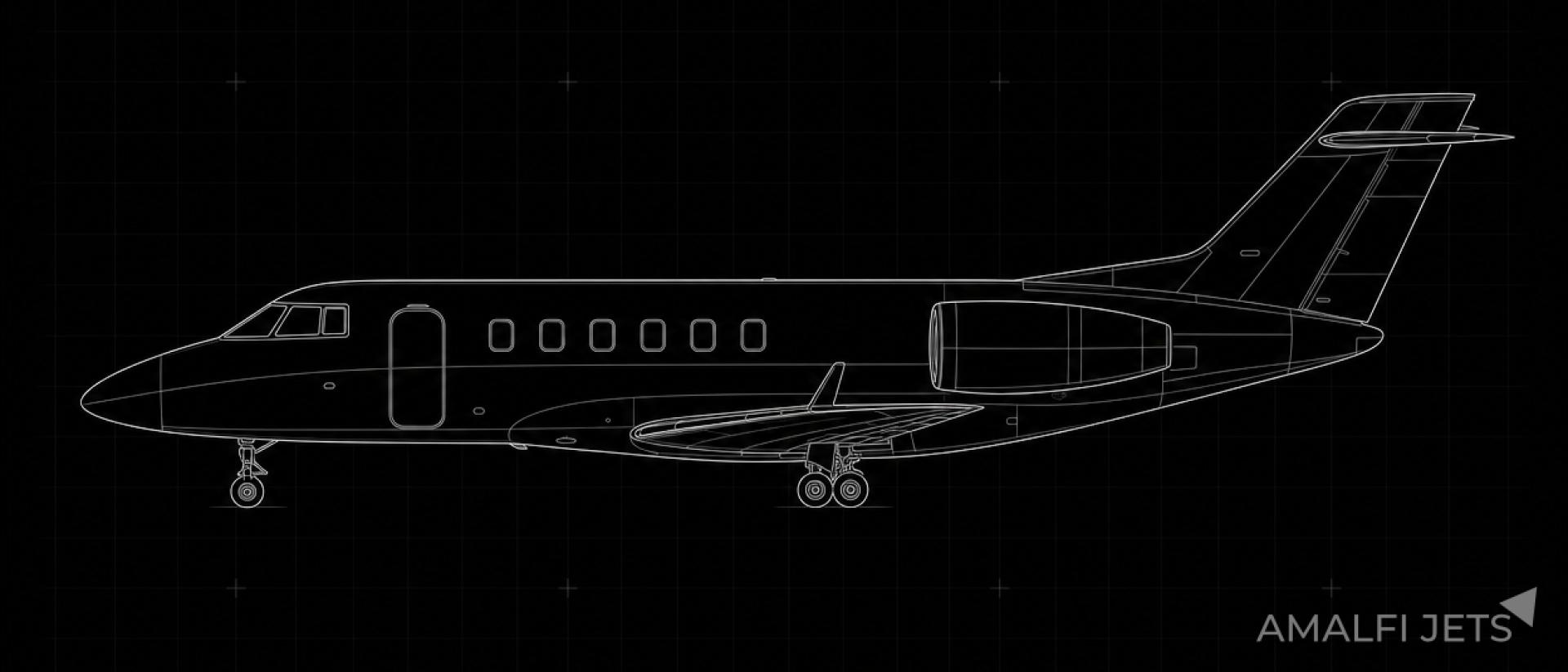 Hawker 125-700A technical schematic
