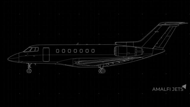 Hawker 800XP technical schematic