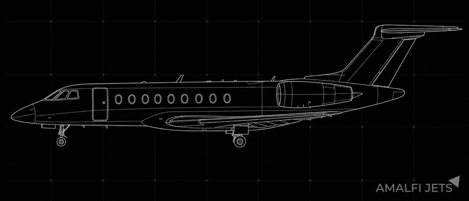 Hawker 4000 technical schematic