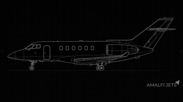 Hawker 900XP technical schematic