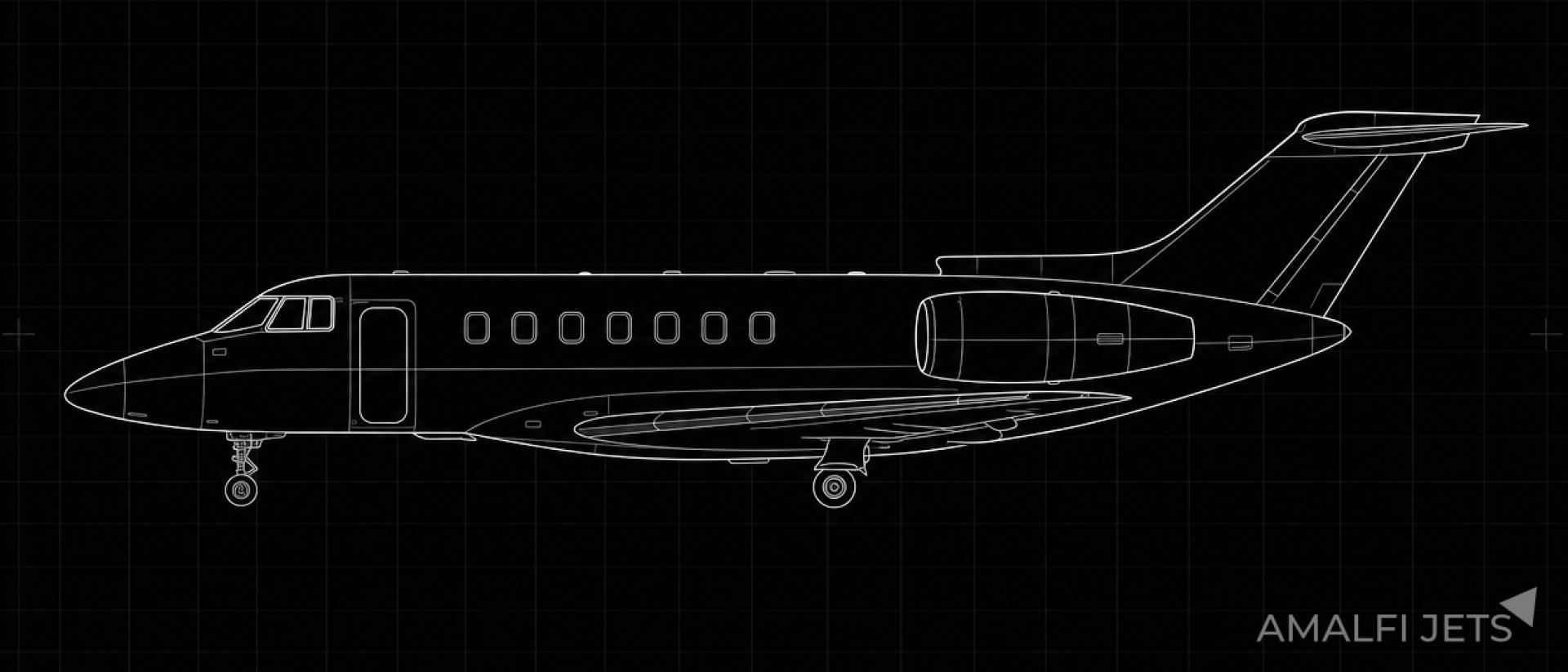 Hawker 750 technical schematic