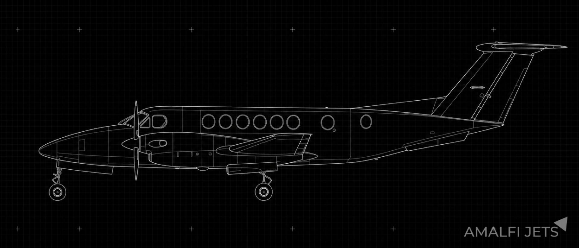 King Air 200 technical schematic