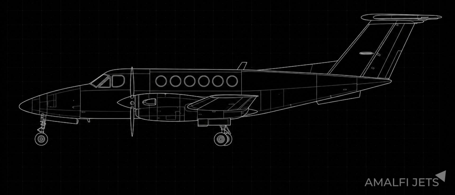 King Air 300 technical schematic