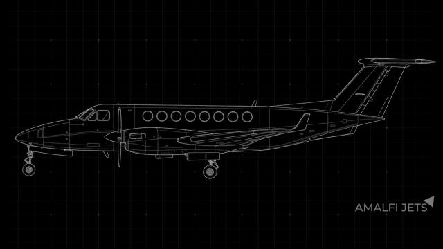 King Air 350 technical schematic