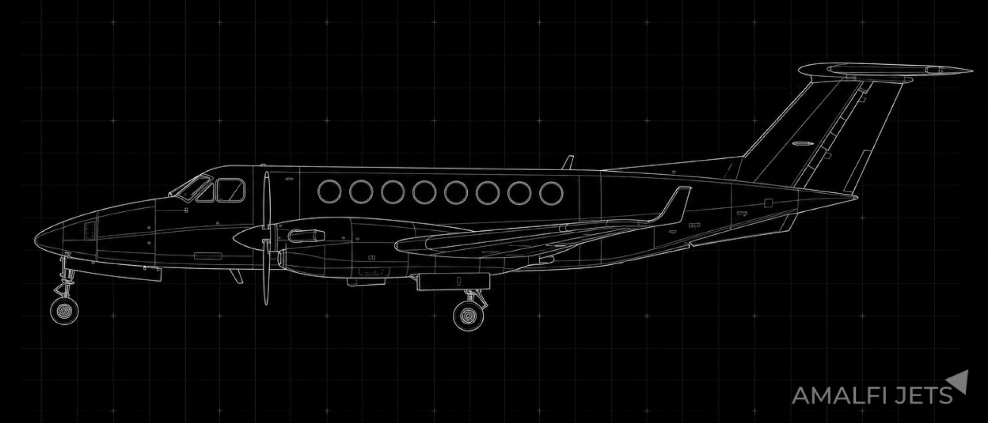 King Air 350 technical schematic