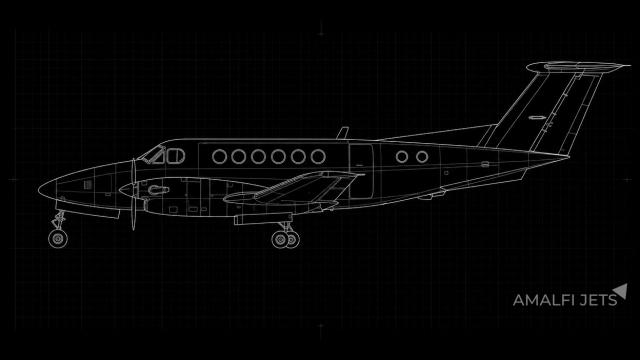 King Air A200 technical schematic