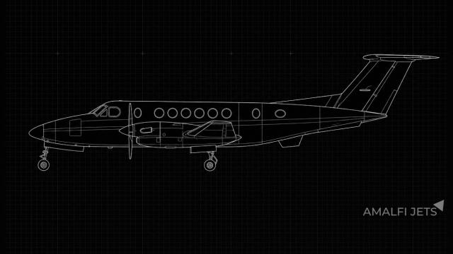 King Air B200 technical schematic
