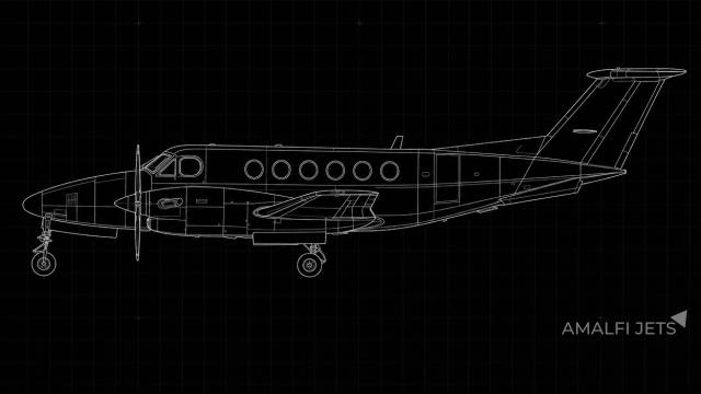 King Air B100 technical schematic