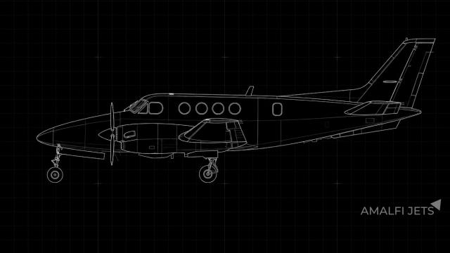 King Air C90 technical schematic